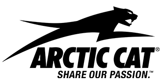 Black Arctic Cat logo