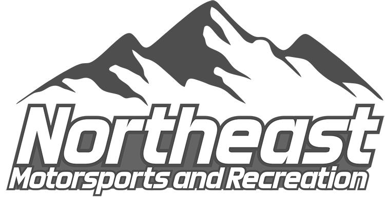 Northeast Motorsports logo features a white snowy mountain.