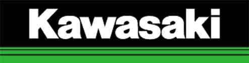 Black and Green Kawasaki logo.
